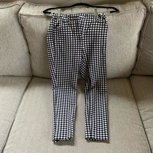 Express Plaid Stretch Skinny Pants
